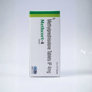 Methcort-4 (Methylprednisolone) Tablets IP 4mg by Genderma